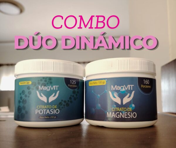 citrato de magnesio y citrato de potasio en polvo