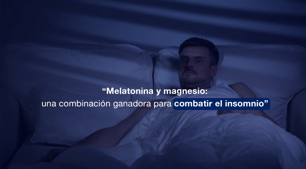 combatir el insomnio con melatonina y citrato de magnesio