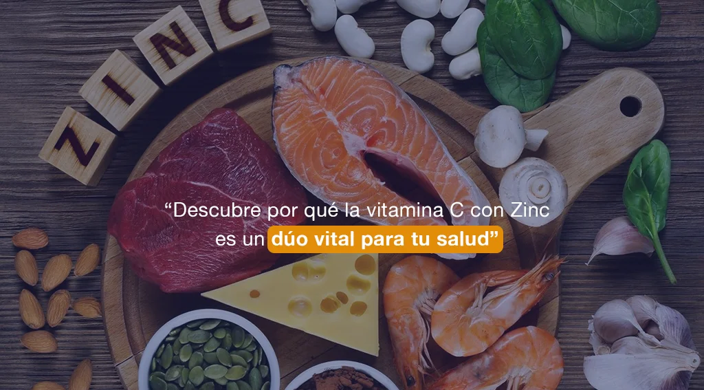 vitamina c con zinc es un dúo vital para tu salud