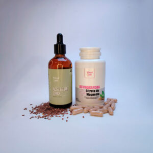 citrato de magnesio con ashwagandha + aceite de lino