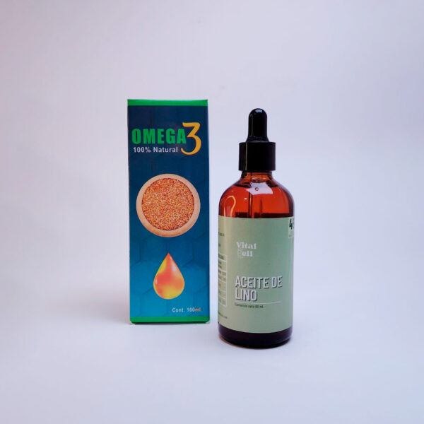 aceite de lino omega 3 vital bell