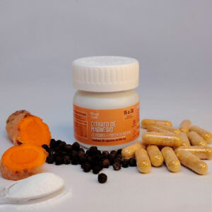 citrato de magnesio con curcuma en capsulas
